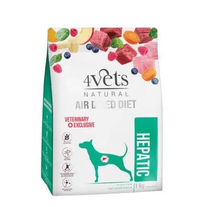 4Vets Natural Hepatic indyk, jajko, wołowina 1 kg