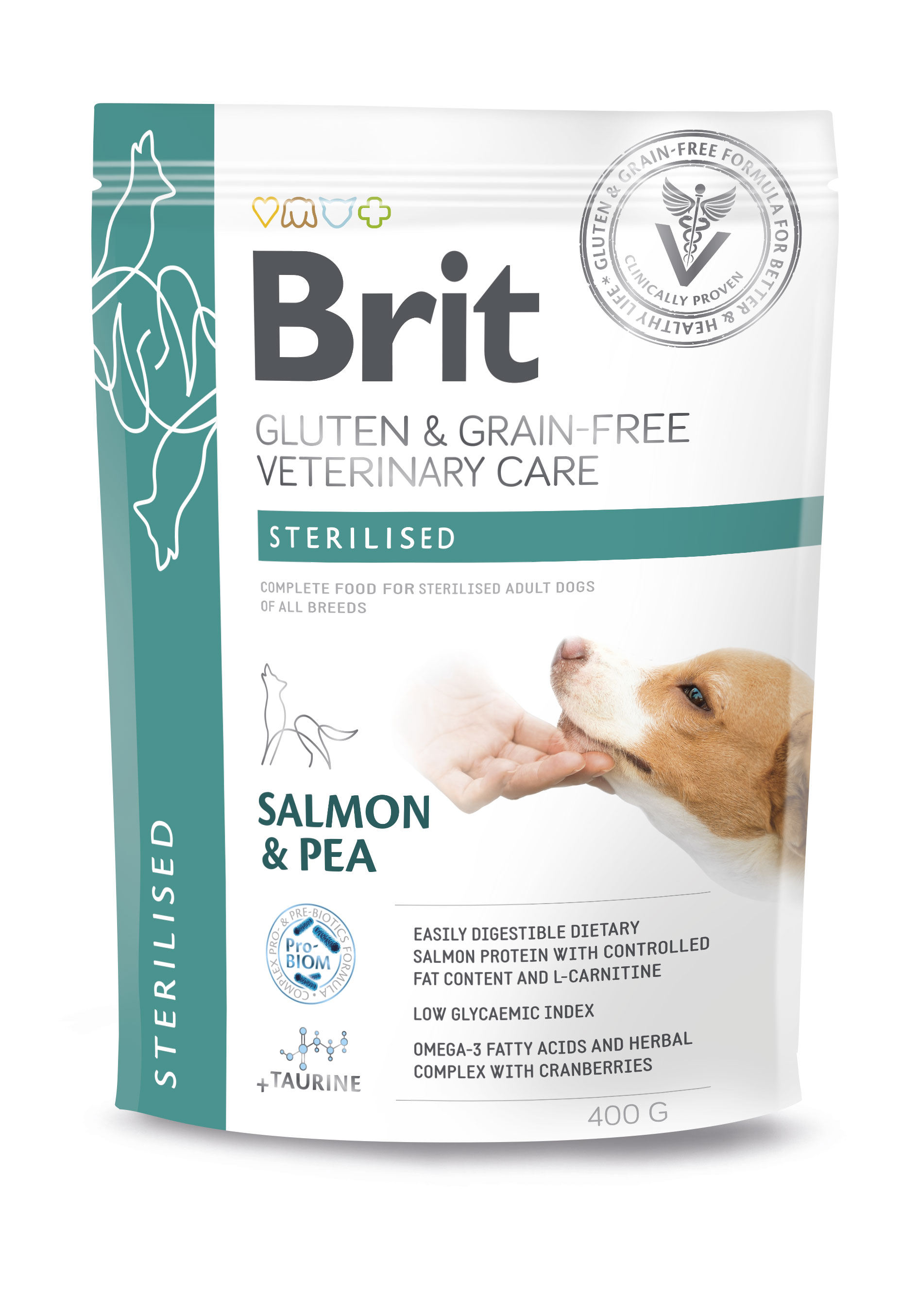 Brit Veterinary Care Dog Gluten & Grain Free łosoś adult 400 g