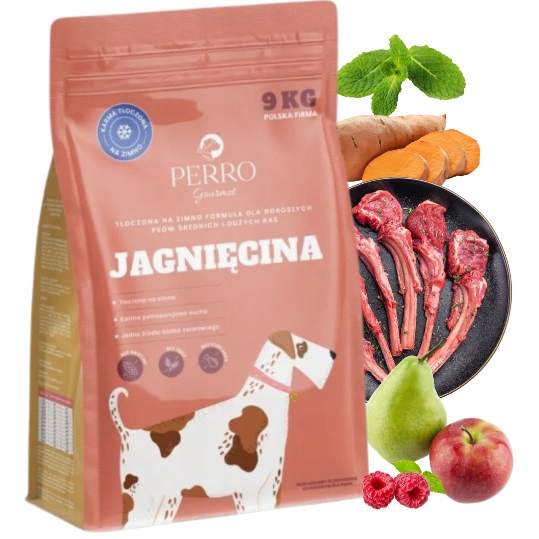 Perro Gourmet jagnięcina adult średnie rasy, duże rasy 9 kg