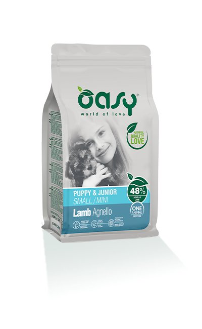 Oasy jagnięcina junior małe rasy 800 g