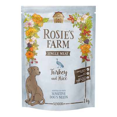 Rosie's Farm Single Meat indyk senior 1 kg