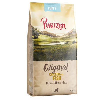 Purizon kurczak, ryba puppy 12 kg × 2