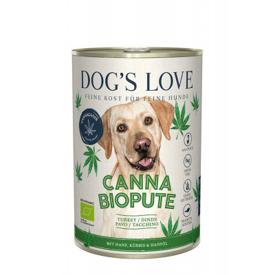 Dog's Love Bio indyk z dynią 400 g