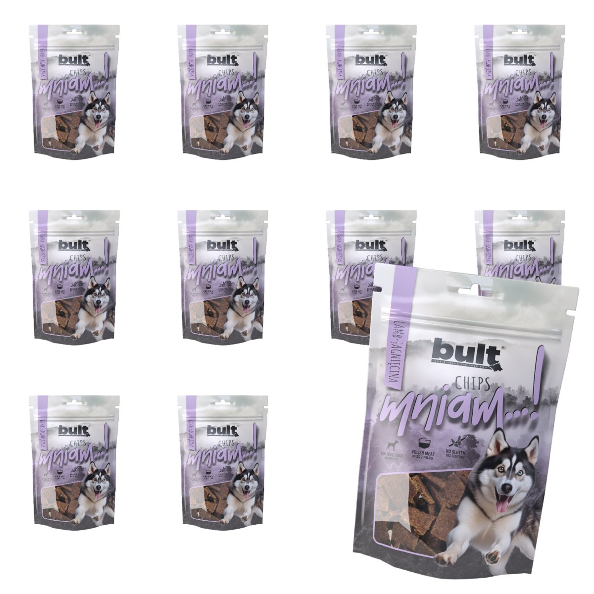 Bult Chipsy jagnięcina 100 g × 10