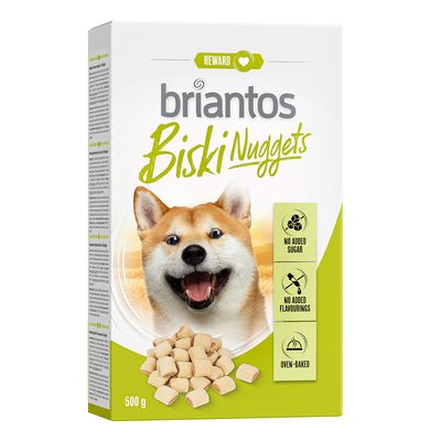 Briantos Biski Nuggets drób, ser, łosoś 500 g × 2
