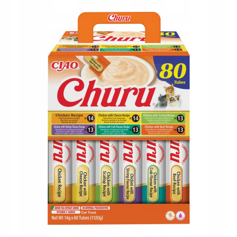 Inaba Churu mix smaków pasztet adult 14 g × 80