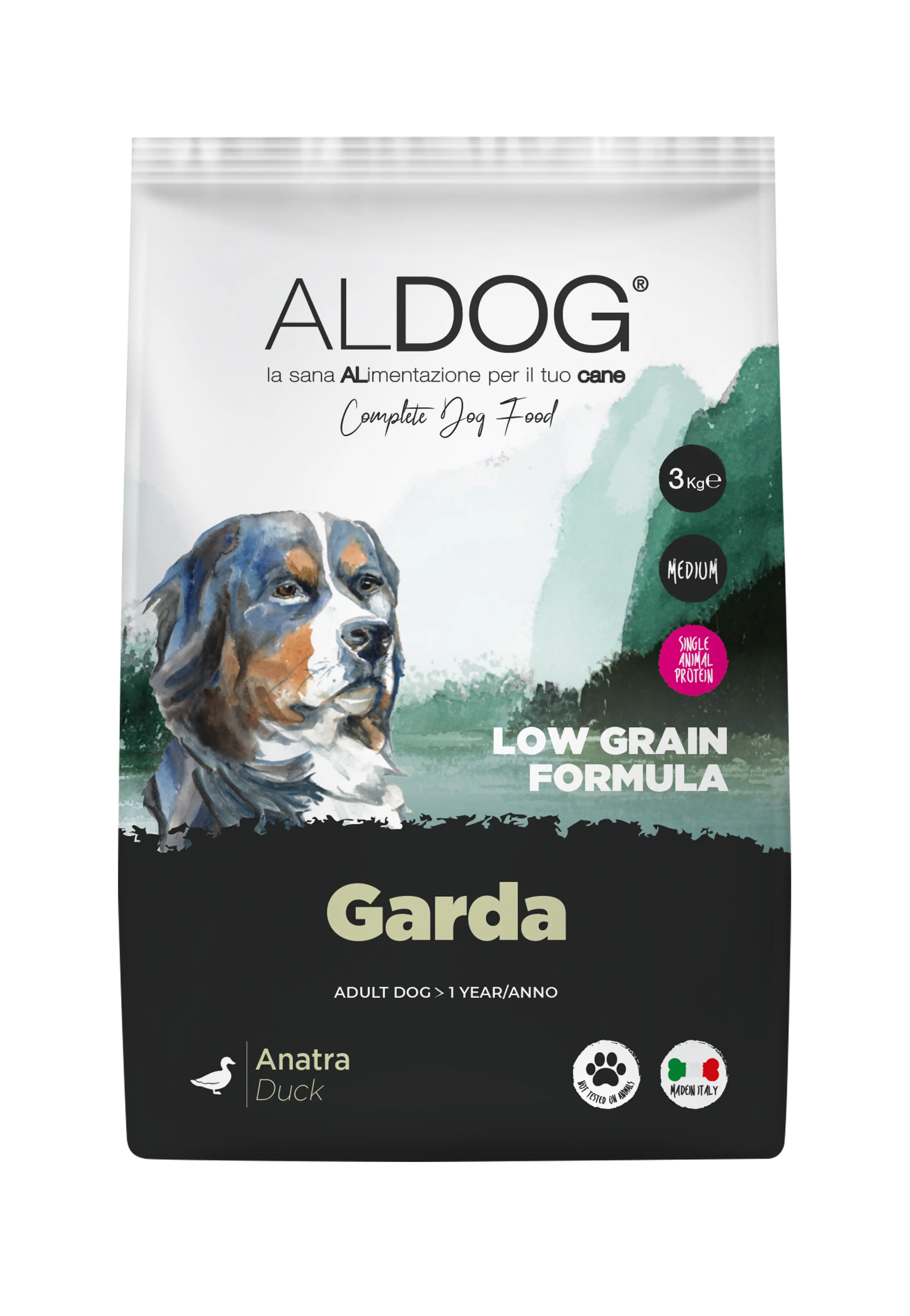 Aldog Low Grain Garda kaczka adult 3 kg