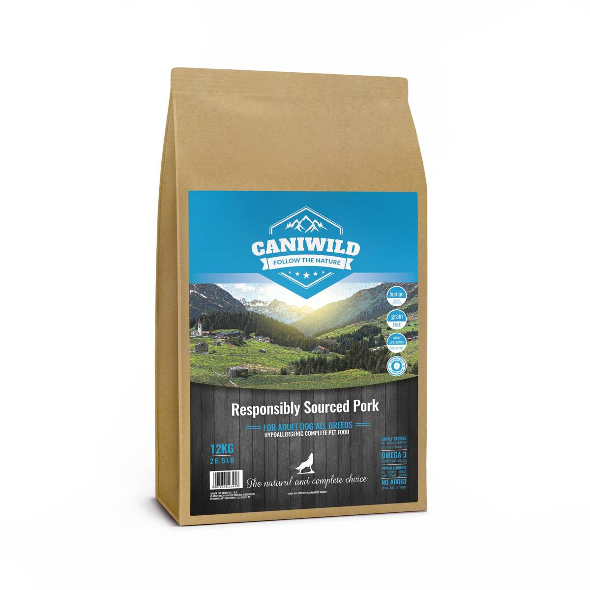 Caniwild Responsibly Sourced wieprzowina adult 12 kg