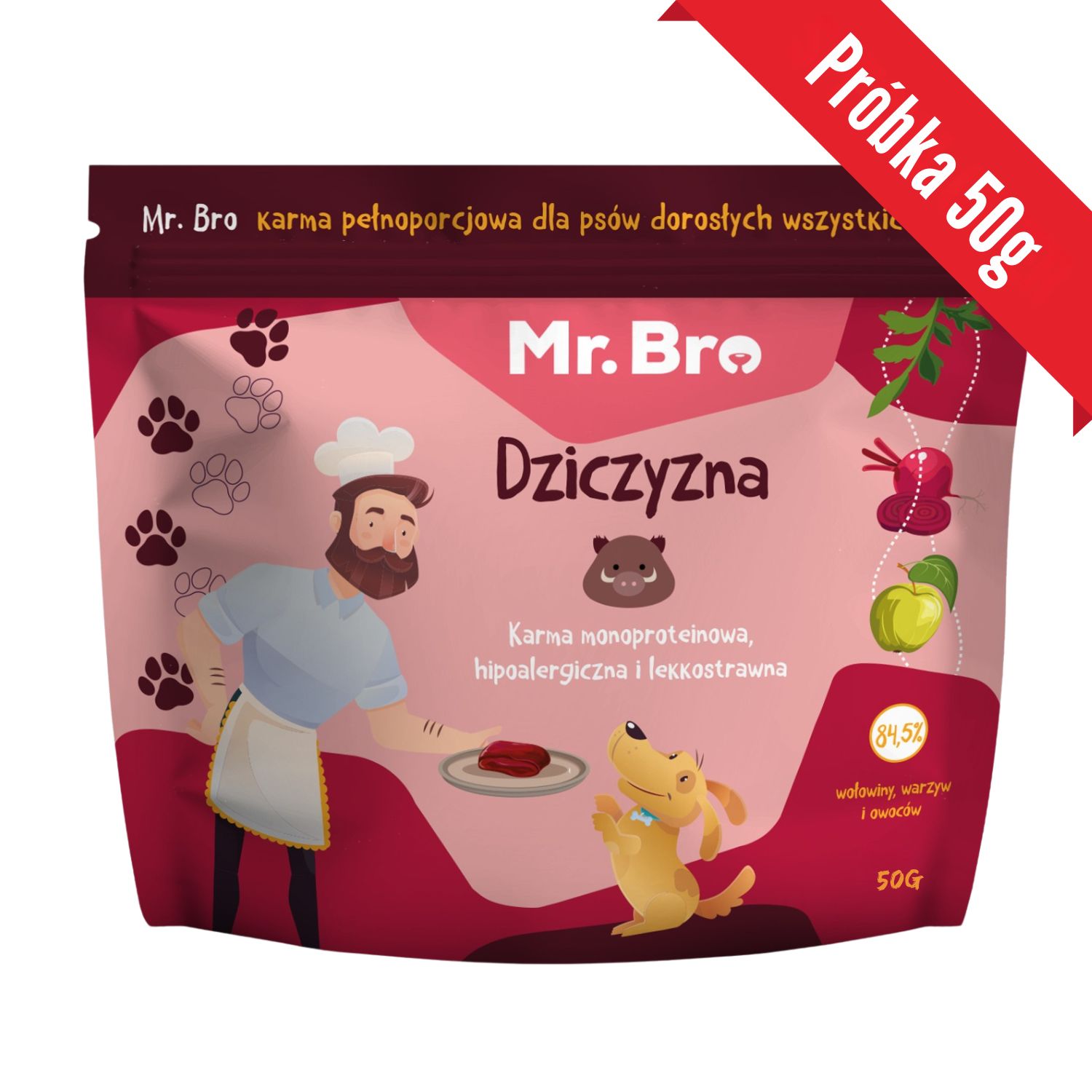 Mr. Bro dziczyzna adult 50 g