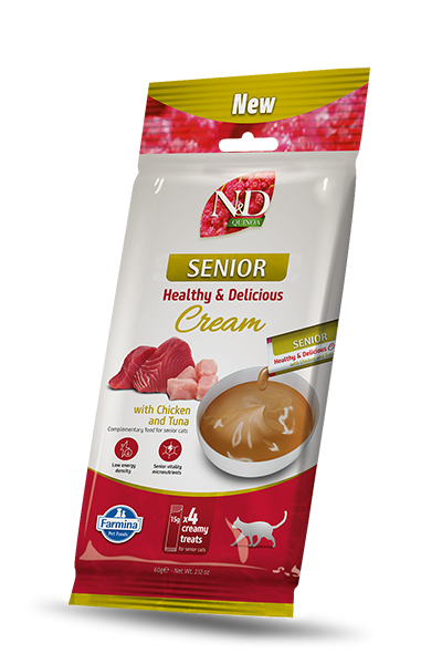 Farmina N&D Quinoa kurczak, tuńczyk z quinoa senior 60 g