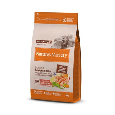 Nature's Variety No Grain łosoś adult średnie rasy, duże rasy 3 kg