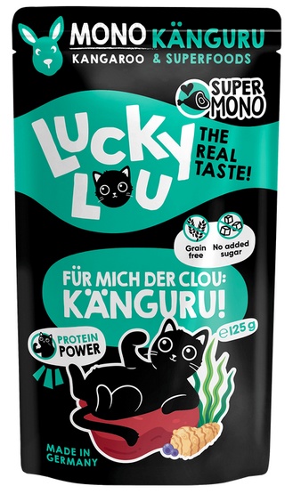 Lucky Lou SuperMono Sensitive kangur adult 125 g