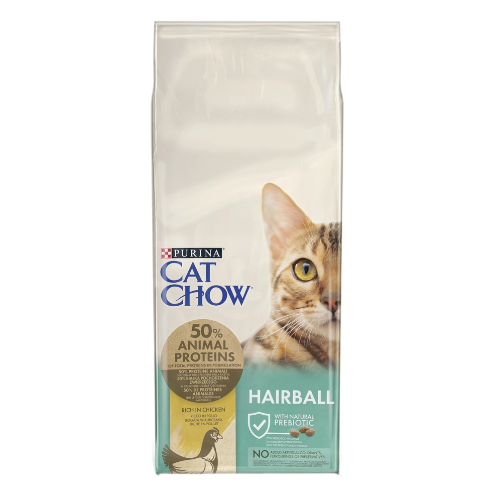 Purina Cat Chow Hairball kurczak adult 15 kg