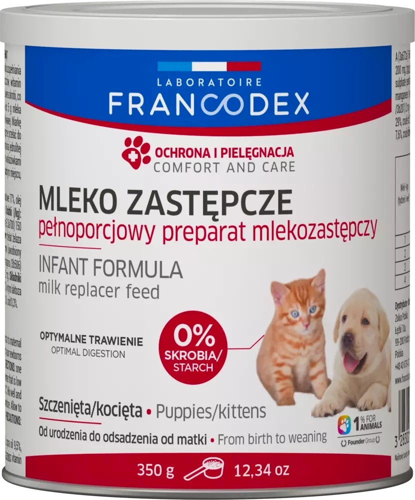 Francodex Mleko zastępcze puppy 350 g