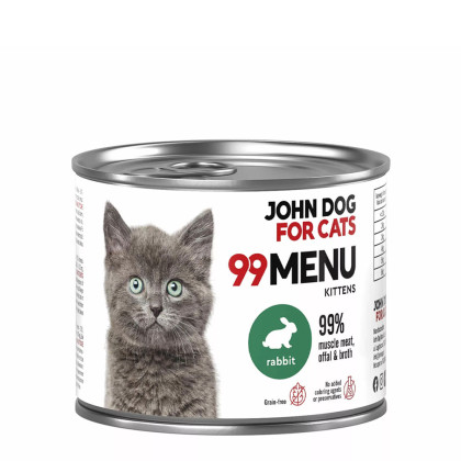 John Dog 99 Menu królik w sosie kitten 200 g