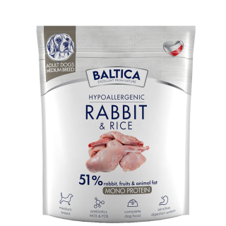 Baltica Nutraceutic królik adult średnie rasy 1 kg