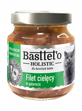 Basttet'o Holistic cielęcina w galaretce adult 130 g