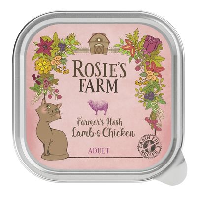 Rosie's Farm jagnięcina, kurczak adult 100 g × 16