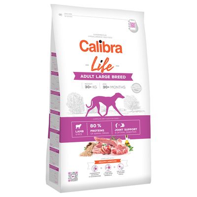 Calibra Dog Life jagnięcina adult duże rasy 12 kg × 2