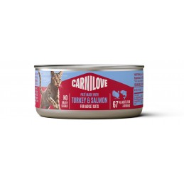 Carnilove indyk, łosoś pasztet adult 100 g