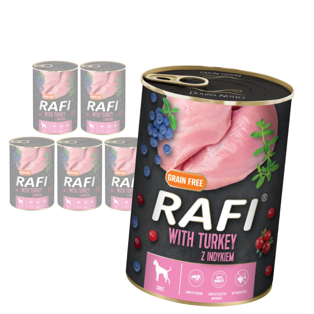 Rafi indyk adult 400 g × 6