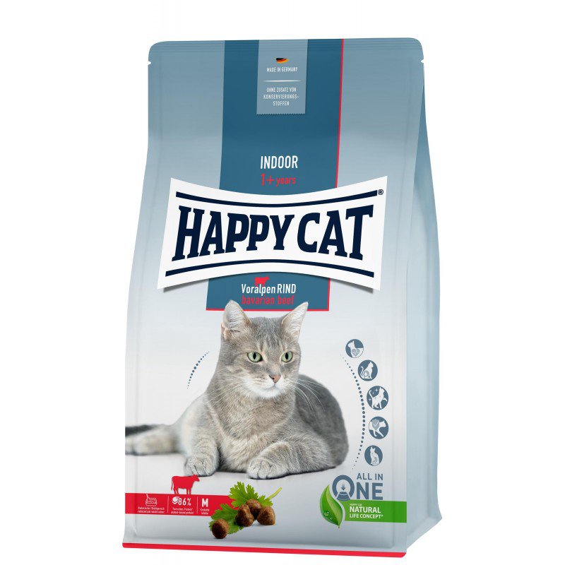 Happy Cat Indoor wołowina adult 300 g