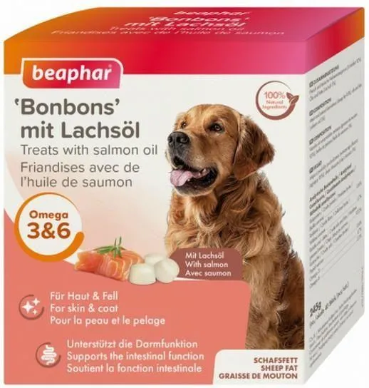 Beaphar Lachsöl Bonbons łosoś 245 g