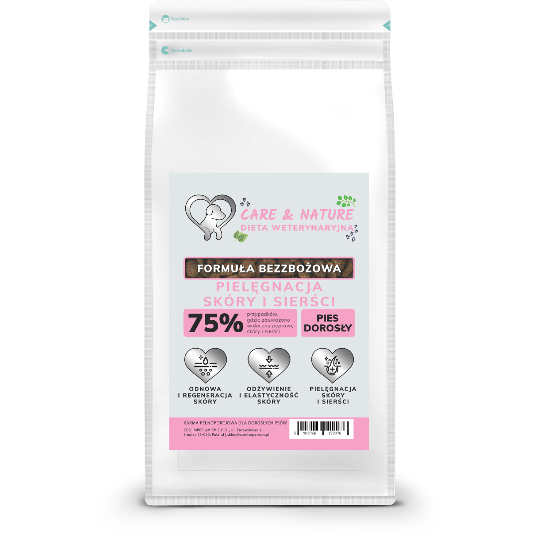 Care & Nature pielęgnacja skóry i sierści adult 1,5 kg