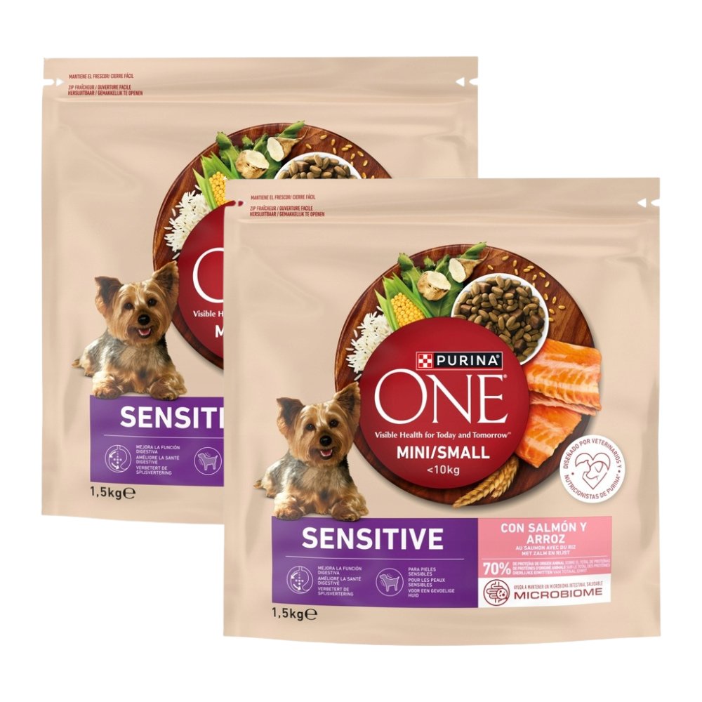 Purina ONE łosoś małe rasy 1,5 kg × 2