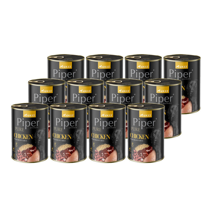 Piper Pure kurczak 400 g × 12