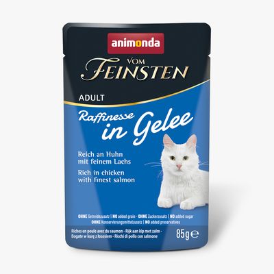 Animonda Vom Feinsten Mobility kurczak, łosoś w galaretce adult 85 g × 24