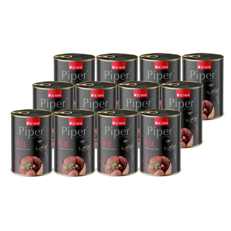 Piper Animals cielęcina kitten 400 g × 12
