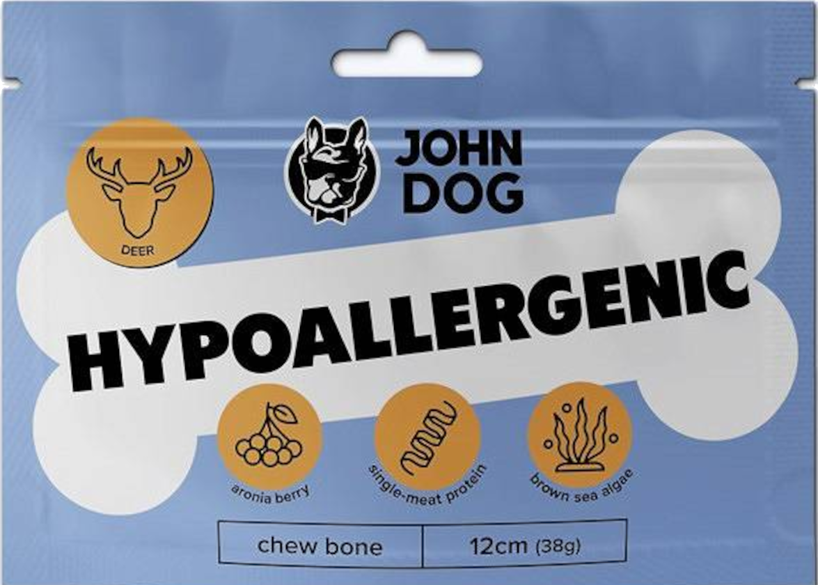 John Dog Hypoallergenic jeleń 38 g