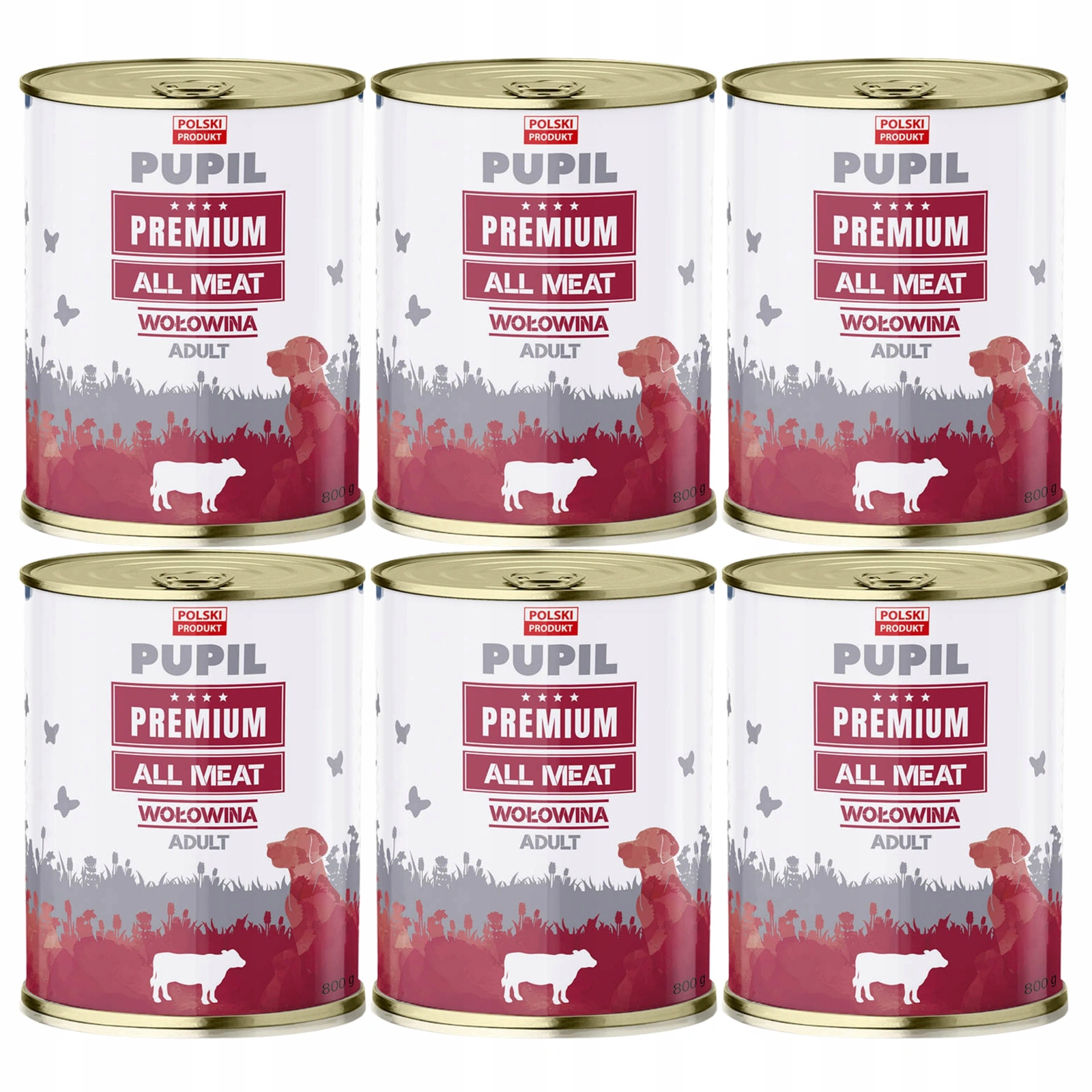 Pupil Premium All Meat wołowina adult 800 g × 6
