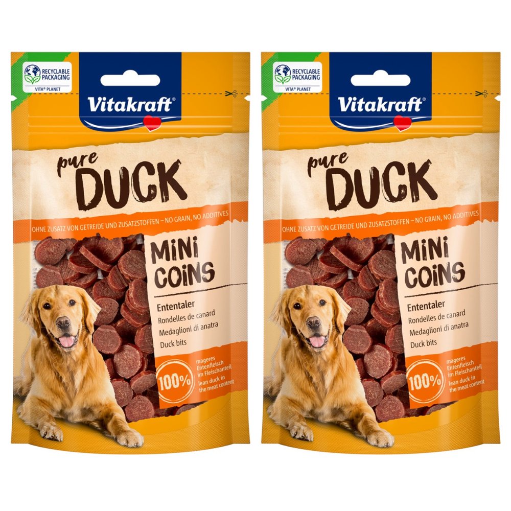 Vitakraft Pure kaczka małe rasy 80 g × 2
