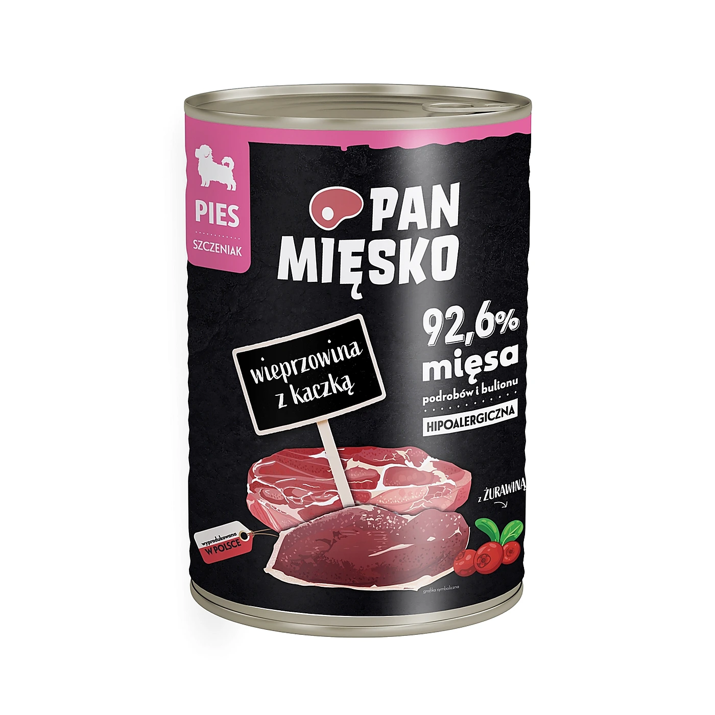 Pan Mięsko wieprzowina, kaczka junior 400 g