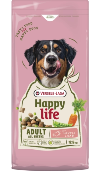 Versele-Laga Happy Life jagnięcina adult duże rasy 12,5 kg