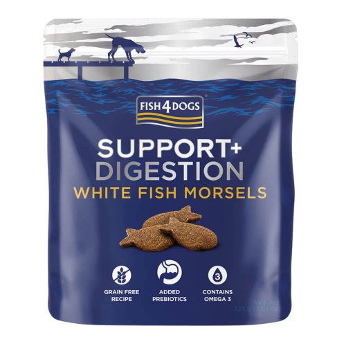 Fish4Dogs biała ryba, makrela, łosoś 225 g