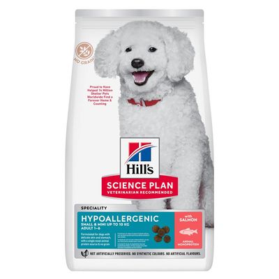 Hill's Hypoallergenic łosoś adult małe rasy 1,5 kg