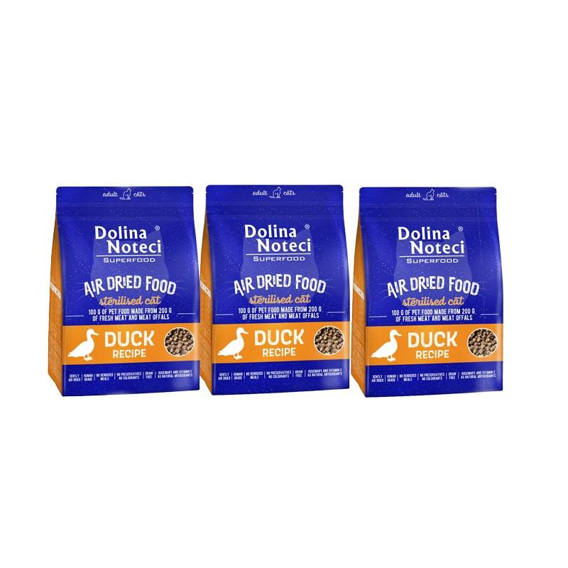 Dolina Noteci Superfood Sterilised kaczka 1 kg × 3