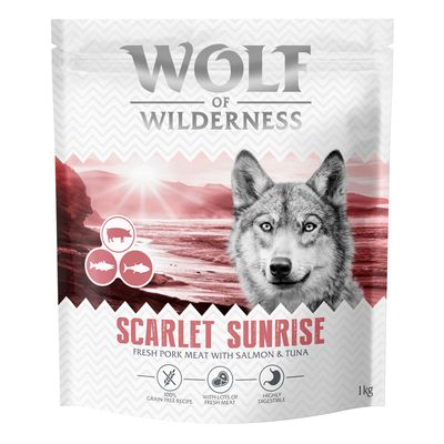 Wolf of Wilderness Scarlet Sunrise łosoś, tuńczyk adult 1 kg × 4