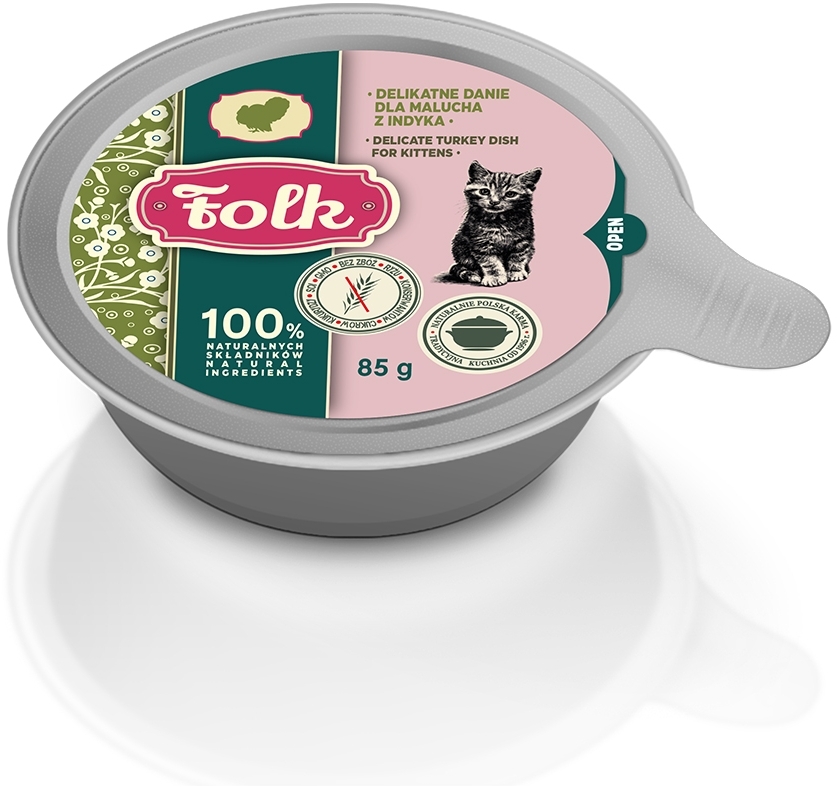 Folk Sensitive indyk w sosie kitten 85 g