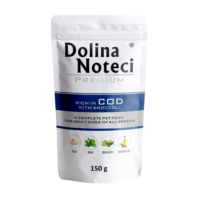 Dolina Noteci Premium dorsz z brokułem 150 g
