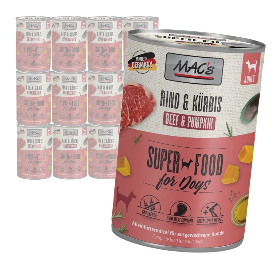 MAC's Superfood wołowina 400 g × 12