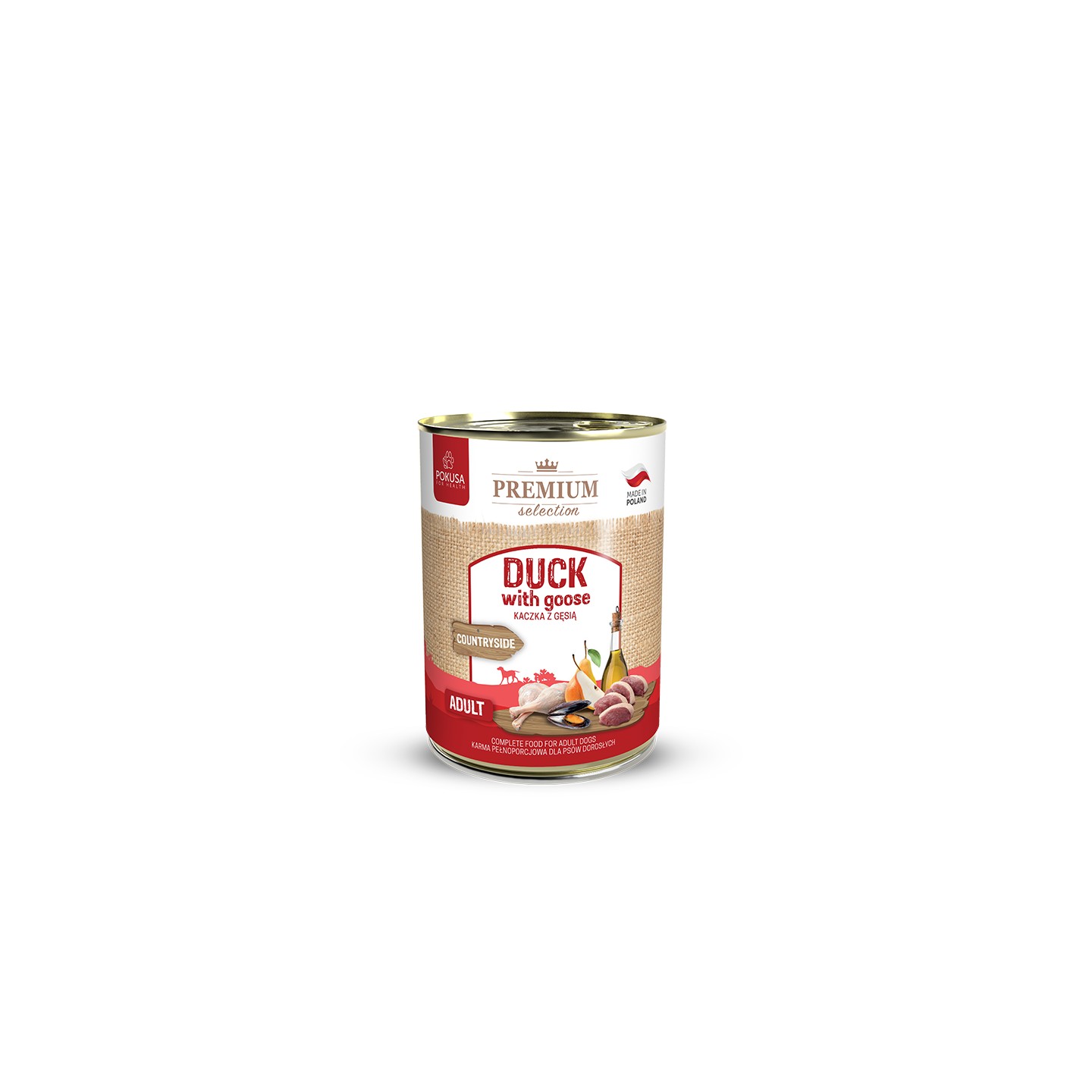 Pokusa Premium Selection kaczka, gęś adult 400 g