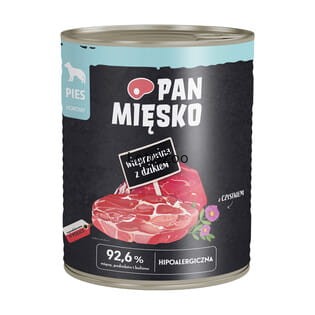 Pan Mięsko dzik, wieprzowina adult 800 g
