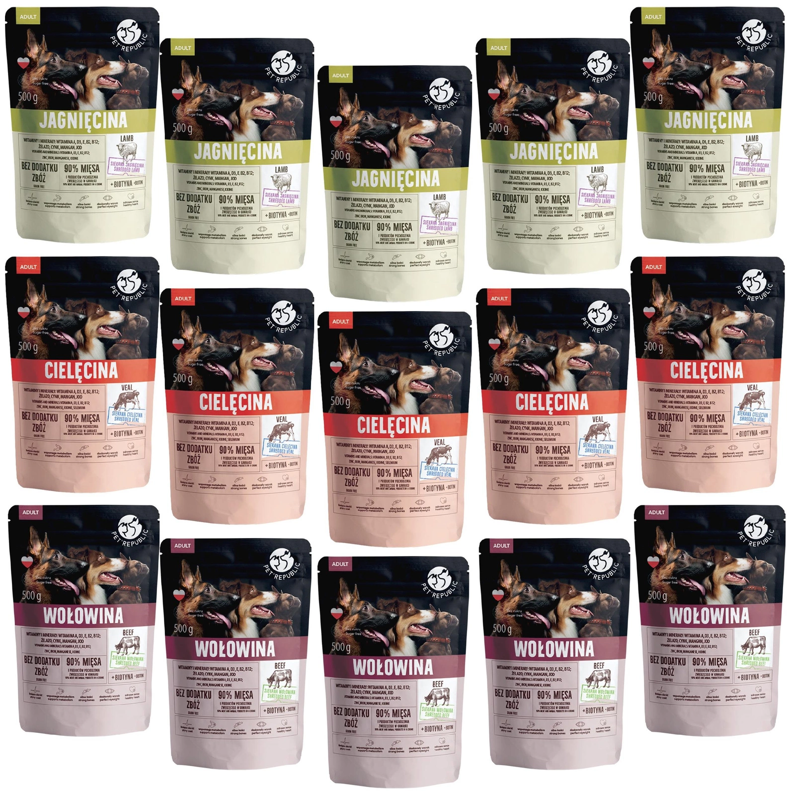 Pet Republic cielęcina 500 g × 15