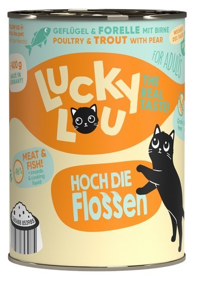 Lucky Lou Lifestage drób, pstrąg adult 400 g