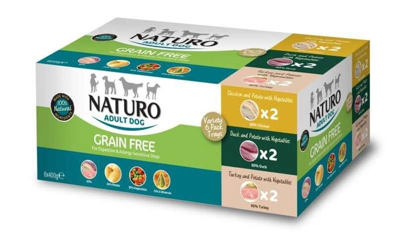 Naturo indyk, kaczka, kurczak adult 400 g × 6