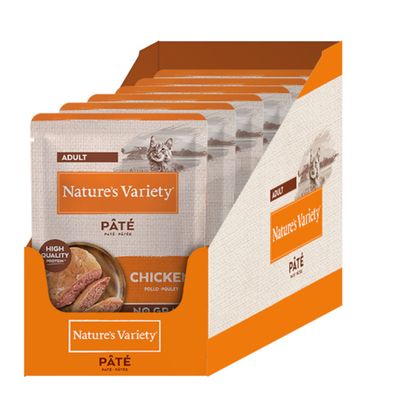 Nature's Variety Pâté No Grain kurczak w sosie adult 70 g × 12